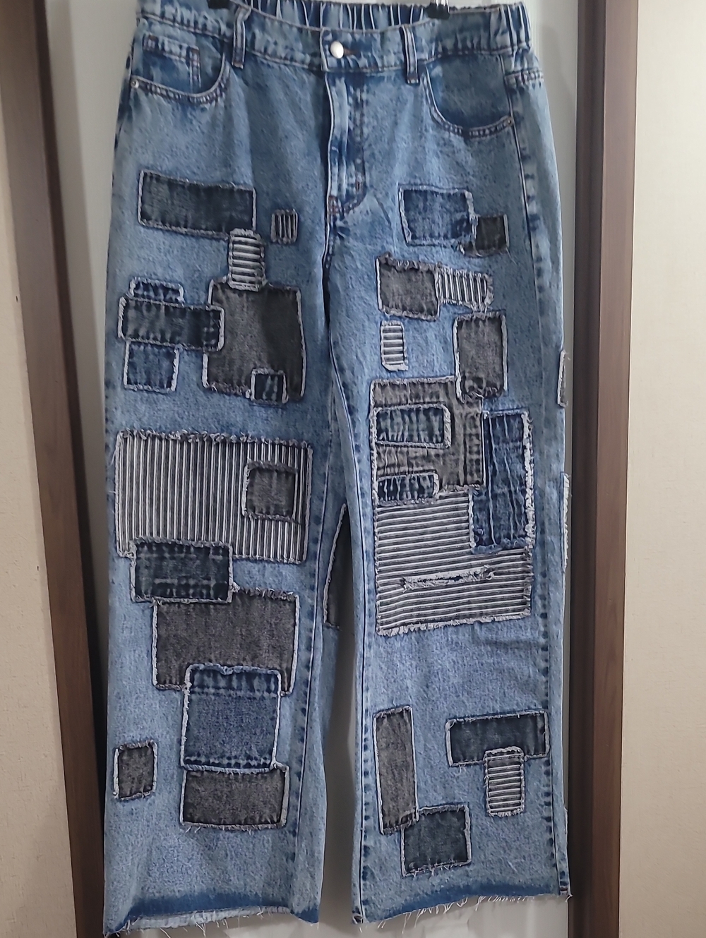 Oli & Hali Jeans Patchwork Light Blue Women’s Jeans